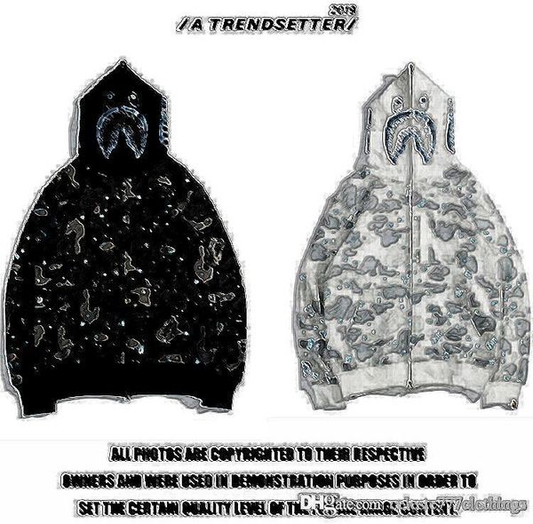 

весна осень классический стиль мужская куртка с капюшоном молния пиджаки акула печать с капюшоном с капюшоном дизайнер куртка для мужчин тра, Black;brown