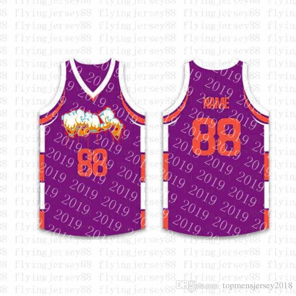 

Top Custom Basketball Jerseys Mens Embroidery Logos Jersey Free Shipping Cheap wholesale Any name any number Size S-XXLet9