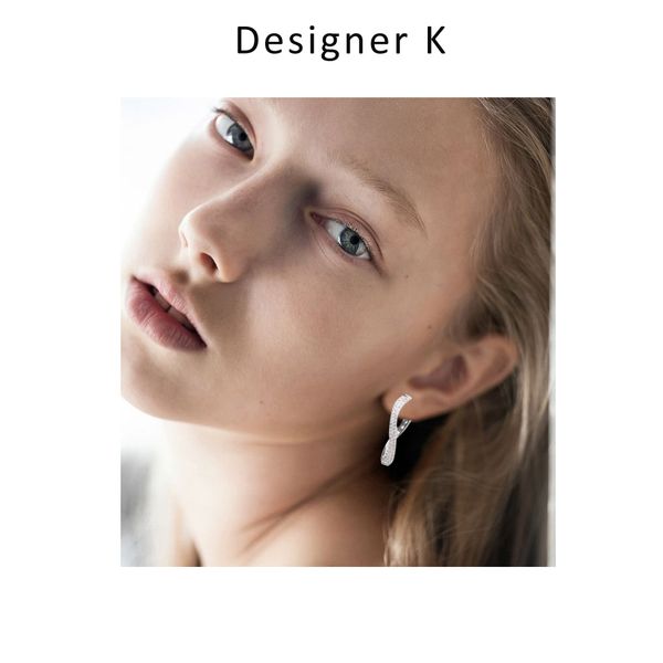 

k for anniversary wedding gift party engagement occasion jewelry type artificial bridal earrings, Silver