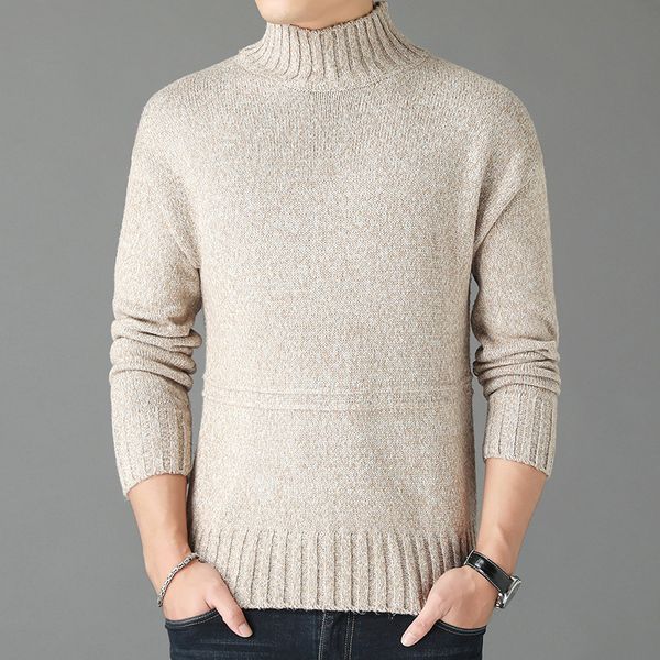 

new fit knittwear male cotton sweaters autumn spring casual men's wool sweater o-neck striped slim pullovers pullover pull homme, White;black