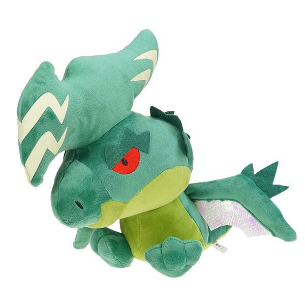 

game monster hunter green khezu dragon plush toys 30cm pet supplies home garden