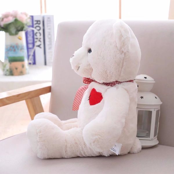 

35-50cm cartoon teddy bear plush toys with heart soft stuffed animal toys for children kids girls birthday gift baby brinquedos