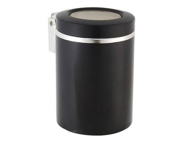 

car ashtray with blue led light - black
