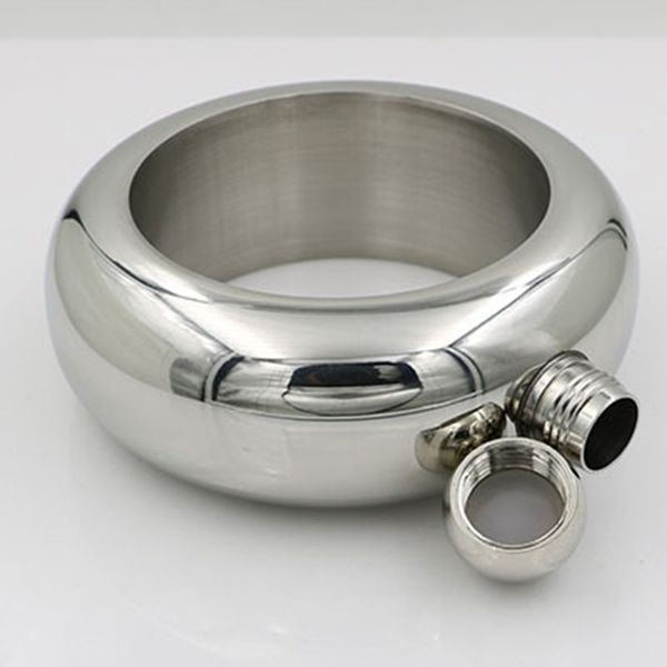 

multi-function portable bracelet jug with funnel rose gold 304 stainless steel round bracelet sturdy body