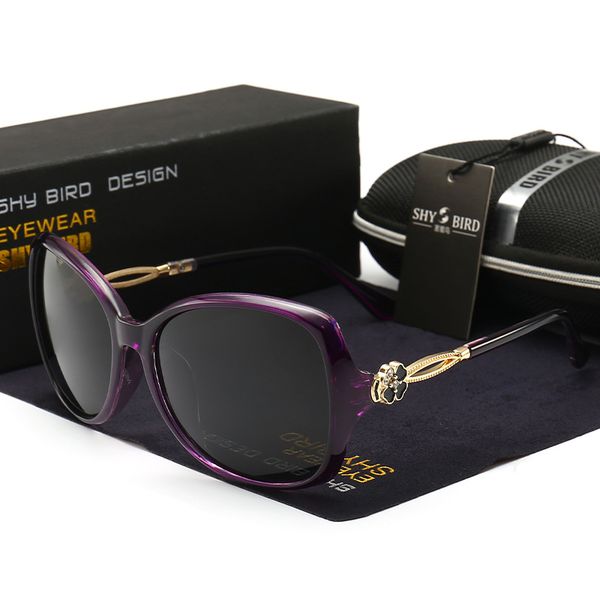 

new sunglasses ladies polarized sunglasses fashion glasses outdoor driving womens brand designer, White;black