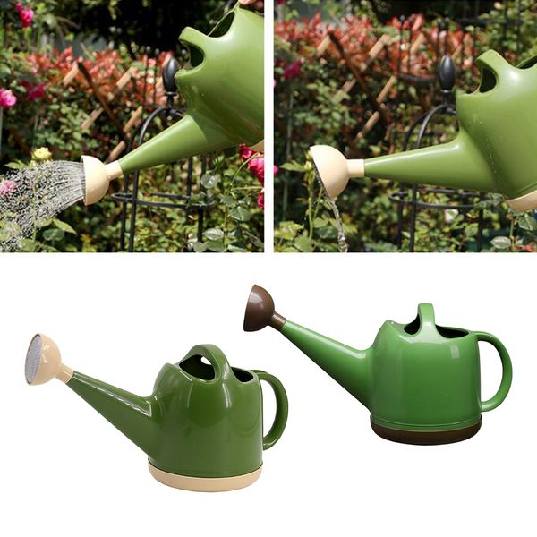 

2pcs plastic 4l watering can plants long spout garden tools easy pouring