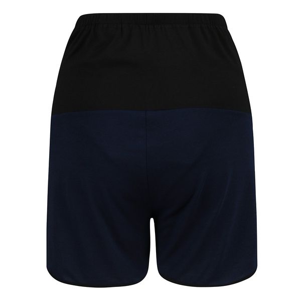 

sagace maternity summer sports loose fit elastic shorts high waisted homewear comfortable shorts pantalon femme summer, Black