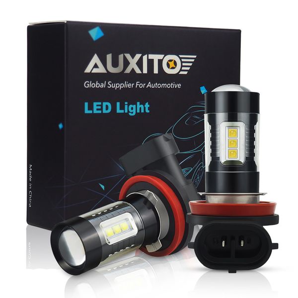 

2pcs 1800lm h11 led car lights led bulbs h10 h8 h9 h16jp 6500k white 80w day time running lamp drl fog lights 12v driving lamp