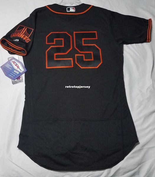 

majestic san francisco #25 barry bonds flex base jersey mens stitched wholesale big and tall size xs-6xl baseball jerseys, Black;blue