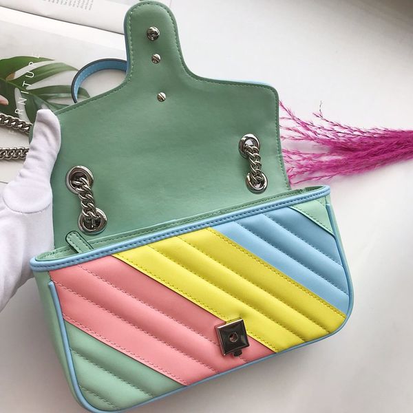 

2020 fashion brand luxury shoulder bag designer handbags macaron color style cross-body bag lovely style ing