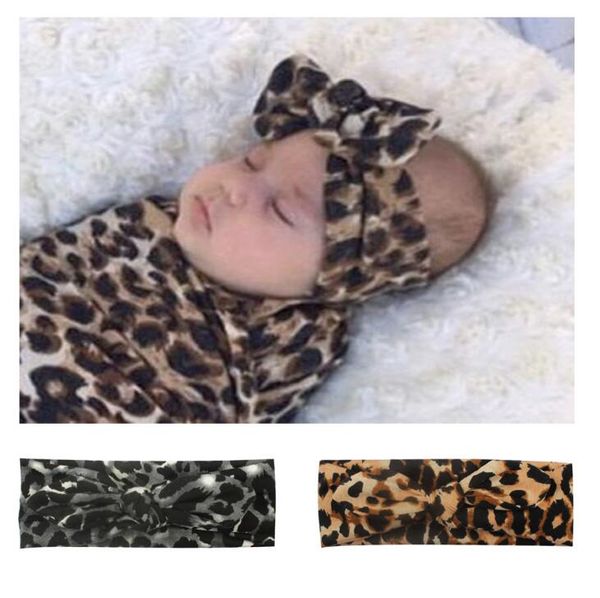 

baby elastic cloth leopard-print rabbit earband headbands hair bow elastics for baby girls newborn infant toddlers kids 2019 new, Slivery;white