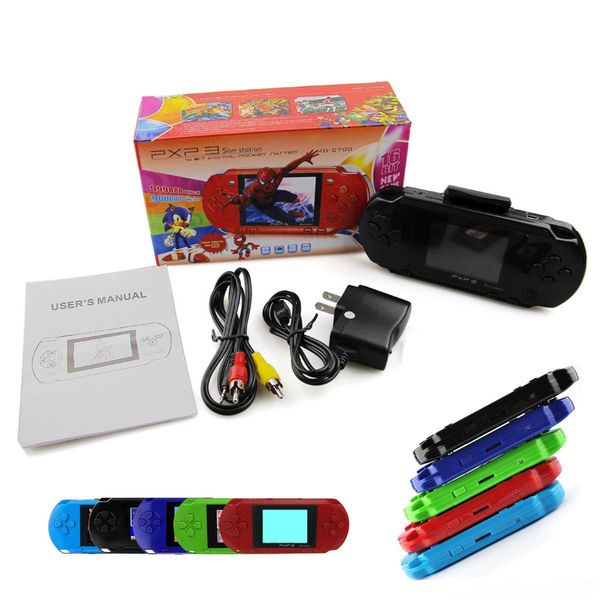 

3-дюймовый 16-битный pxp3 портативный игровой плеер ретро-видео игровая консоль де jeux 150 классических игр детские игровые плееры consola