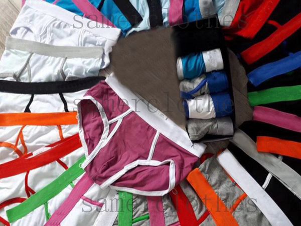 

mens thong underwear slips soft breathable mens brief short cute mix color for male funny cotton cuecas slip calzoncillos, Black;white