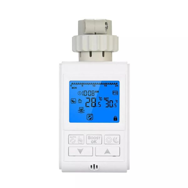 Programmierbarer Timer TRV Thermostatventilstellantrieb Heizkörper Thermostat für Heizung Heizkörper Raumthermometer