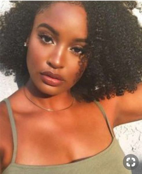 3b 3c Short Afro Kinky Curly Natural Hair Wigs Africa American