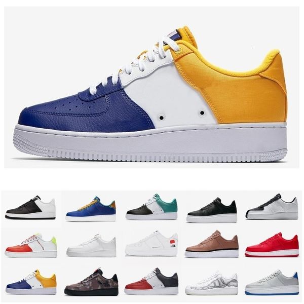 

sale new casual shoes white dunk 1 classic black white men women sports skateboarding high low cut wheat trainers sneakers