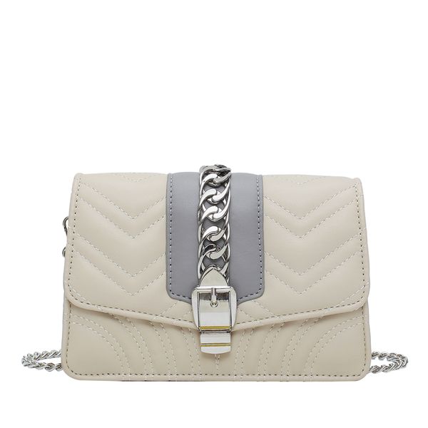

new chain pu leather crossbody bags for women fashion small shoulder messenger bag lady travel purses and handbags