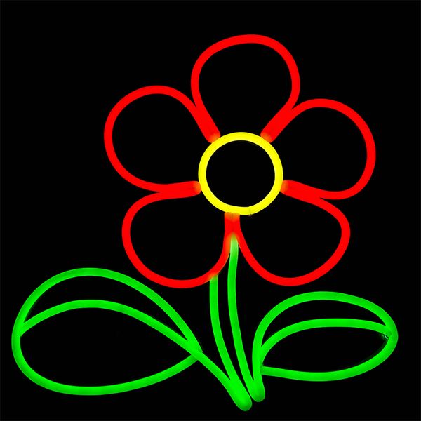 

lovely flower sign bar ktv home bedroom wall decoration handmade neon light 12 v super bright