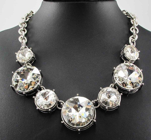 

particular gorgeous fashion necklace jewelry crystal ra department statement necklace choker necklaces pendants q405 543, Silver
