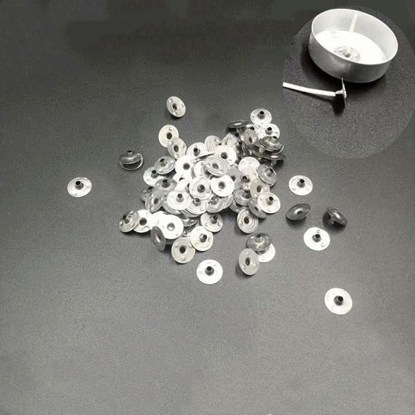 

100pcs candle wick metal sustainer wick tabs silver for candle making gift 12.5*2.5mm