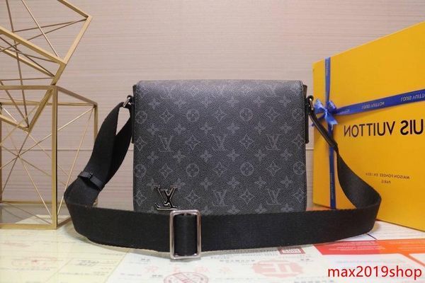 

m44000 fashion men s printing shoulder bag brand leather messenger bag men s handbags