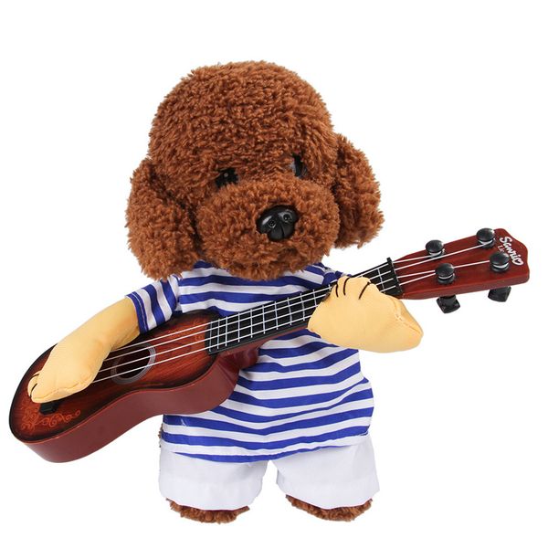 

transer creative 2020 pet clothes pet funny cat guitarist shirt coat fashion cat shirt clothes puppy clothing for dogs