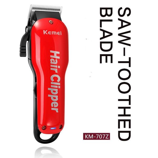 

kemei km-707z электрические машинки для стрижки волос масло головы электрические машинки для стрижки волос градиент толчок белый высекая маш