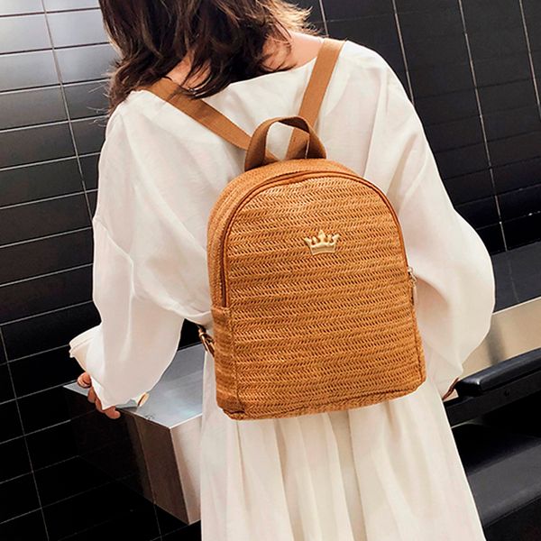 

sleeper #w401 2019 new fashion women's outdoor woven square solid color shoulder bag messenger bag mochila solid ing