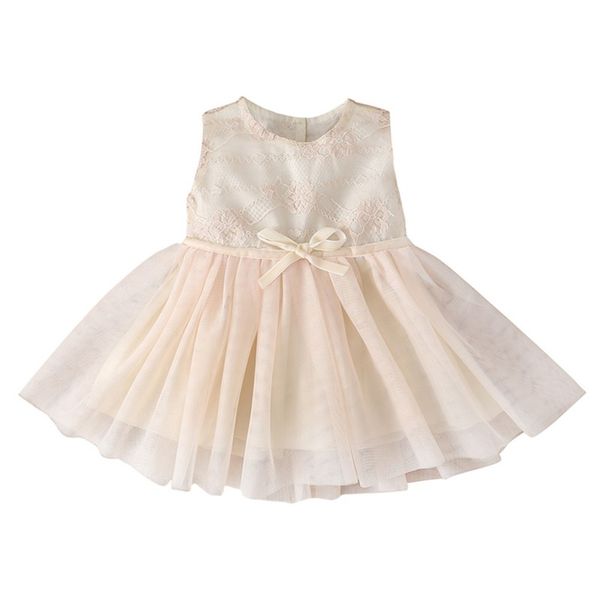 

girl's dresses summer children dress baby girl fashion lace floral pattern sleeveless kids sweet princess party, Red;yellow