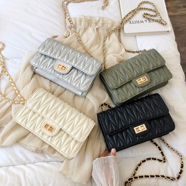 

2019 новая сумка женская мода wild косой bag single shoulder bag кошелек коммуникатор пляж сумка