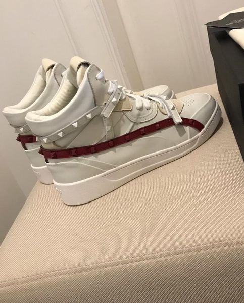 

rivet casual shoes breathable fashion men brand limited edition invisible high increasing leather most popular, Black