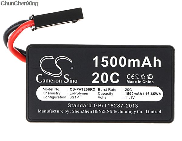 

cameron sino 1500mah battery for parrot ar.drone 1.0, ar.drone 2.0, ar.drone 2.0 hd