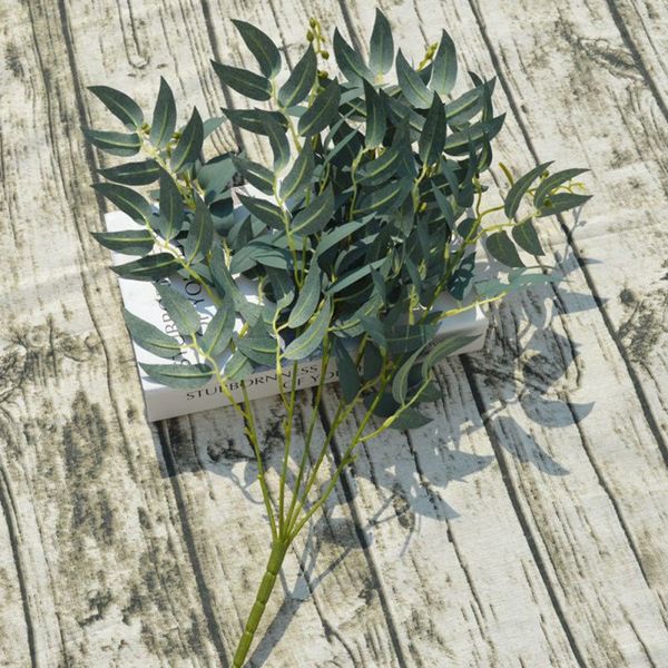 

willow bar simulation green planting wedding road willow grass decoration home garden festive party supplies artificial plants