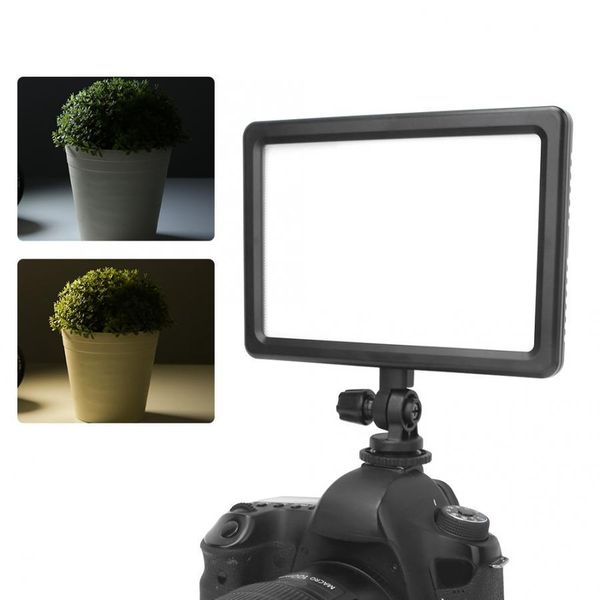 

visico 23w ultrathin adjustable brightness pgraphy lamp double color temperature high cri 95+ video wedding fill light