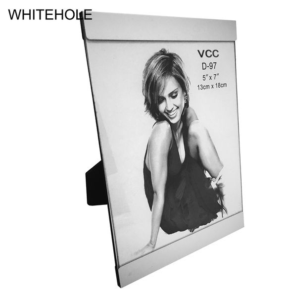 

desktop photo frame frame metal photo frames glass внутри классический минималистский серебро изображение
