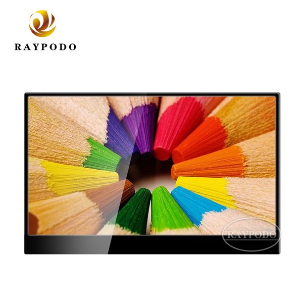

raypodo ultra thin 15.6 inch ips screen 4k portable led computer monitor with type-c port