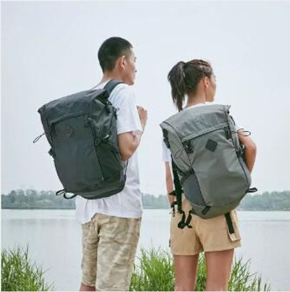 

original xiaomi youpin ninetygo 90fun 25l hiking backpack multifunction waterproof outdoor bag for sport travle camping fishing hunting cycl