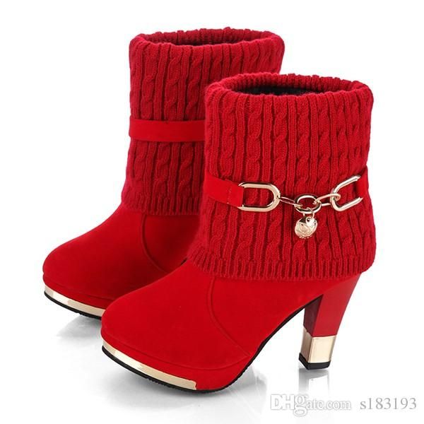 

дизайнерская обувь мартин сапоги 2019 зима новый европейский и американская теплый толстый с поводковыми сапогами размера us5.5-9.5, eur36-4, Black