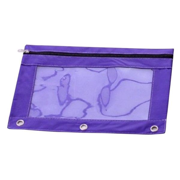 

главная школа stationery с clear window сплошной держатель zipper ткань оксфорд линейка хранения организатор сумка карандаш сумка