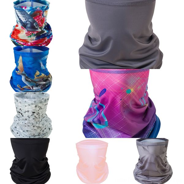 

asml1 summer onesunscreen scarf scarf sunscreen mask hanging chiffon full face covering multi-function neck ear, Black