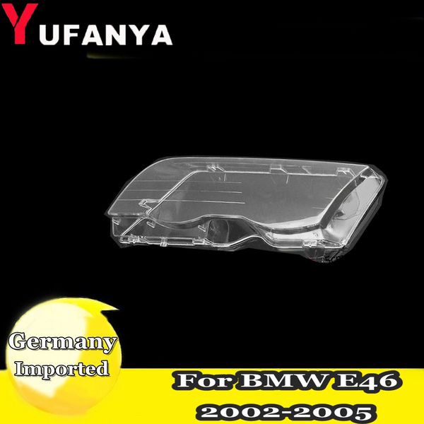 

left right headlight shell lamp cover for e46 318i /325i/320i/330xi 2002-2005 headlight replacement mask modify