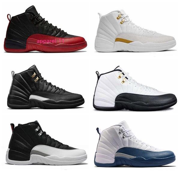 

12 12s mens basketball shoes sneakers ovo white gym red dark grey women basketball shoes taxi blue suede flu game mens shoes size 12