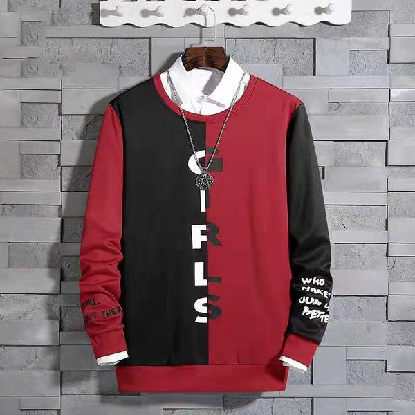 

mens designer new fashion sweater casual hoodie new arrival mens hoodies brand striped sweatshirts men streetwear plus size m-3xl, Black