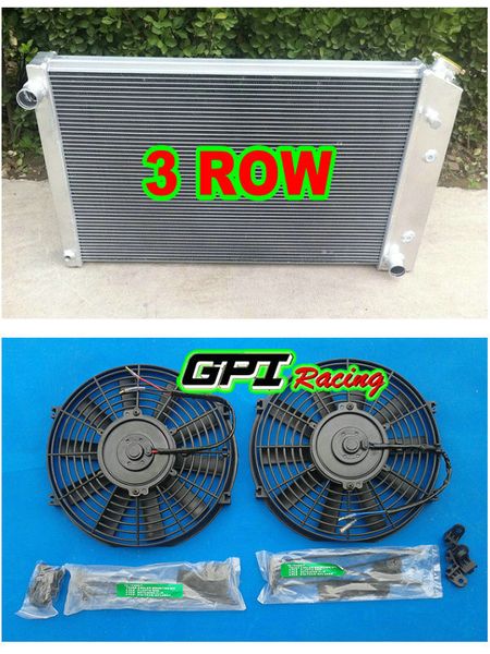 

3row aluminum radiator +fan for 81-90 for gm truck 82 83 84 85 86 87 88 89 1990