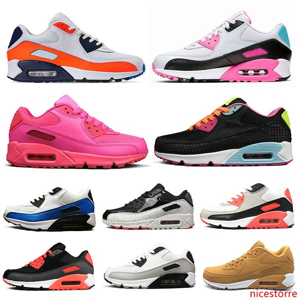 

2020 men women running shoes south beach infrared triple black white neon laser fuchsia womens mens trainers sports sneakers 36-45