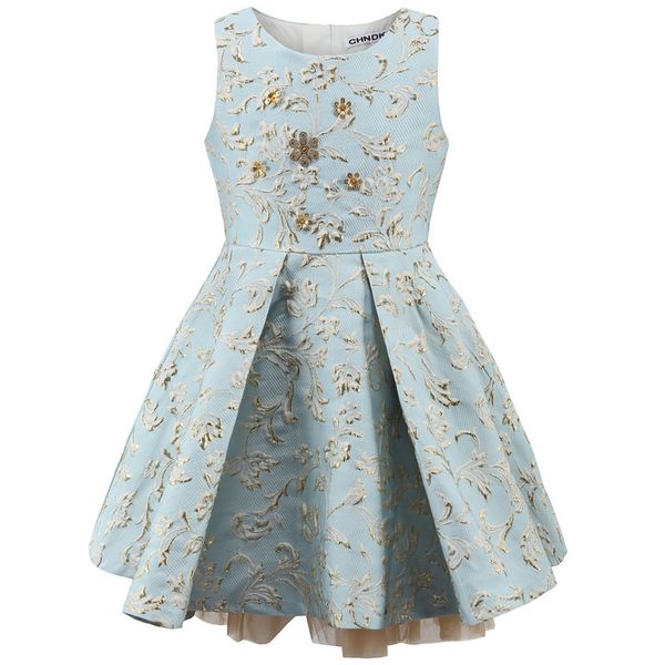 

dresses for girls 5 golden metal flower girl dress for wed pink party dress for girls light blue dresses clothes, Red;yellow