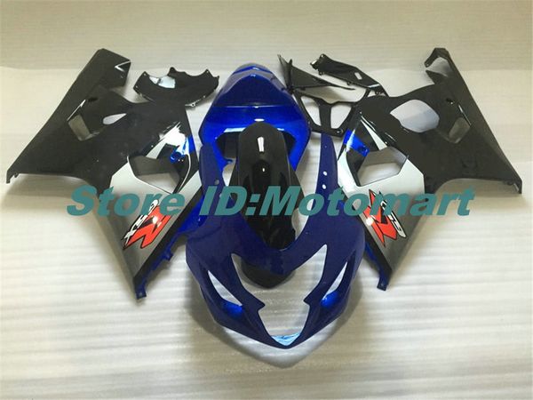 Kit carenatura moto per SUZUKI GSXR600 750 K4 04 05 GSXR 600 GSXR 750 2004 2005 Set carenature blu nero SF99