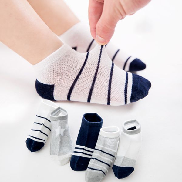

5pairs/lot spring summer mesh thin cotton newborn boy kids socks baby girls socks girls baby infant toddler 1-12y, Pink;yellow