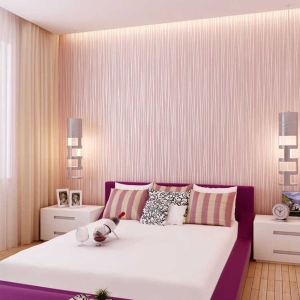 Pink Wallpaper Girls Bedroom Wall Paper Roll Flocked Embossed Texture Luxury Modern Stripes Hd Wallpaper Hd Wallpaper Hd Wallpaper Hd Wallpaper I From
