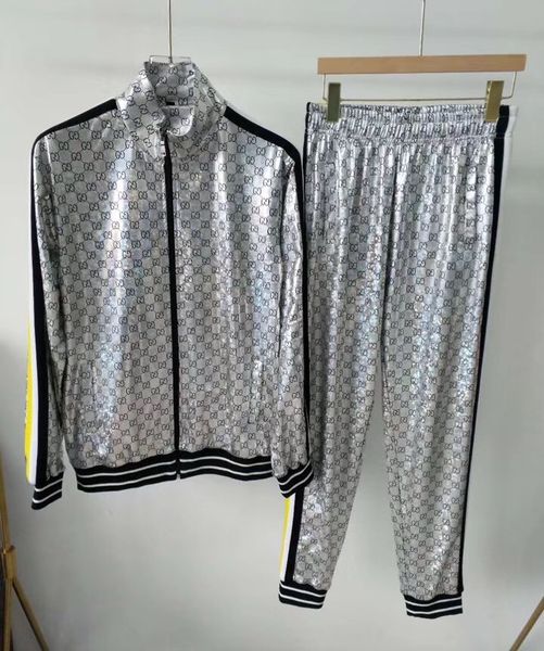 

2019 men luxury track uit ma erati portwear pring autumn long leeve ca ual jacket with ca ual jogger pant homme weat uit